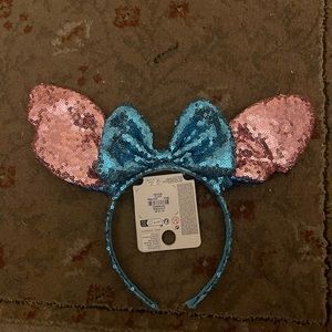 NWT Disney Stitch Sequin 100 Years of Disney Ears Headband